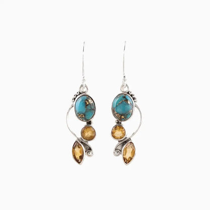 Ember Arc Earrings - Ivory Embers