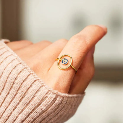 Celestia Eye Ring - Ivory Embers