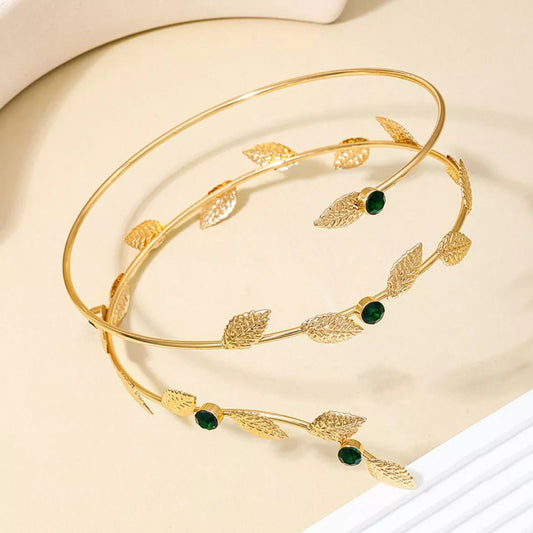 GlimmerLeaf Bracelet - Ivory Embers