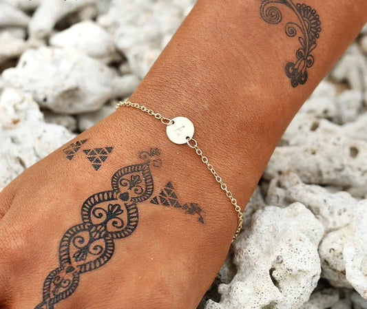 Emberline Initial Bracelet - Ivory Embers